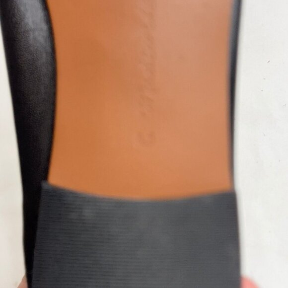 Madewell $98 The Greta Ballet Flat in Black Size 8.5 NN044 Leather #86 - Picture 12 of 13